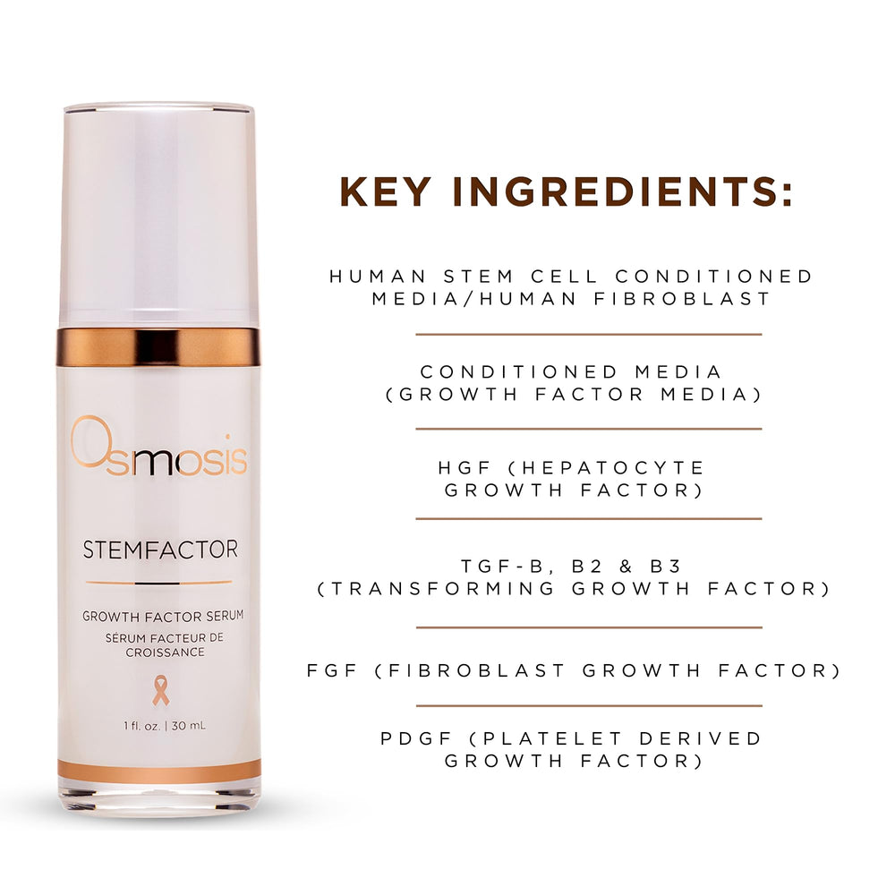 Osmosis StemFactor, textura cremosa que se absorbe fácilmente.