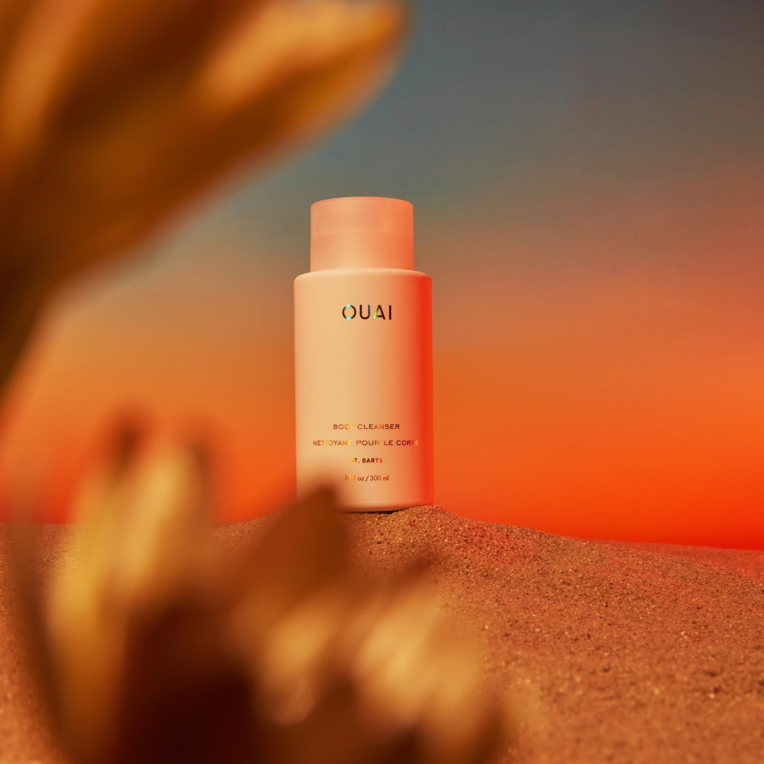OUAI Body Cleanser St. Barts, ducha estilo spa en cuarto de baño