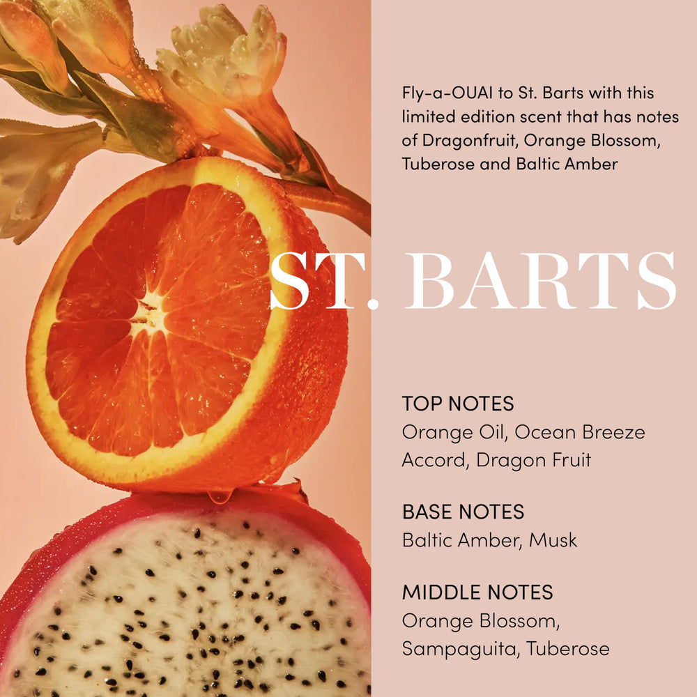 OUAI Body Cleanser St. Barts, ingredientes naturales y aroma floral