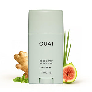 OUAI Cape Town desodorante, aplicación invisible para uso diario y control de olores.