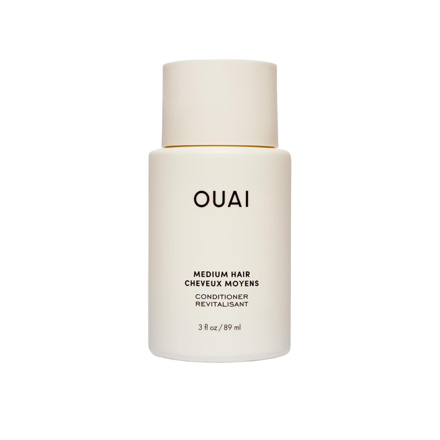 OUAI acondicionador medio de viaje, hidratación ligera para cabello