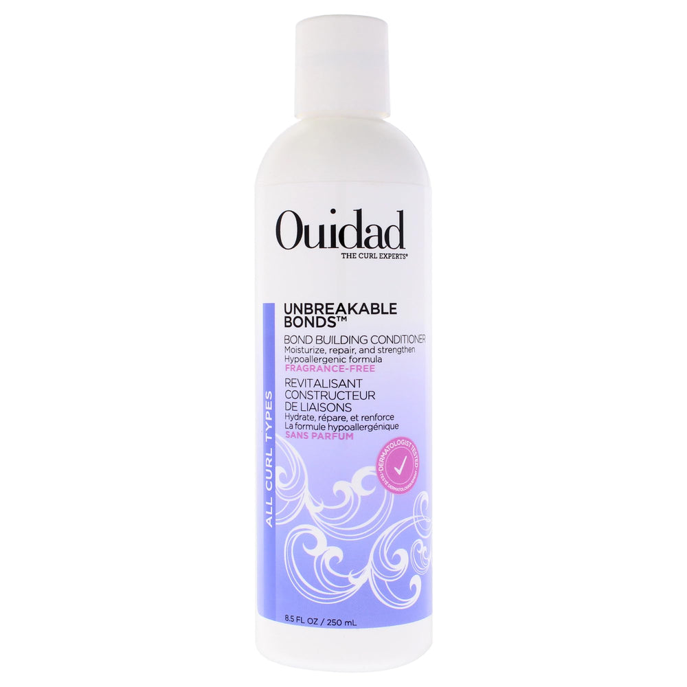 Ouidad vinculos inquebrantables frasco: hidratación suave para rizos definidos.