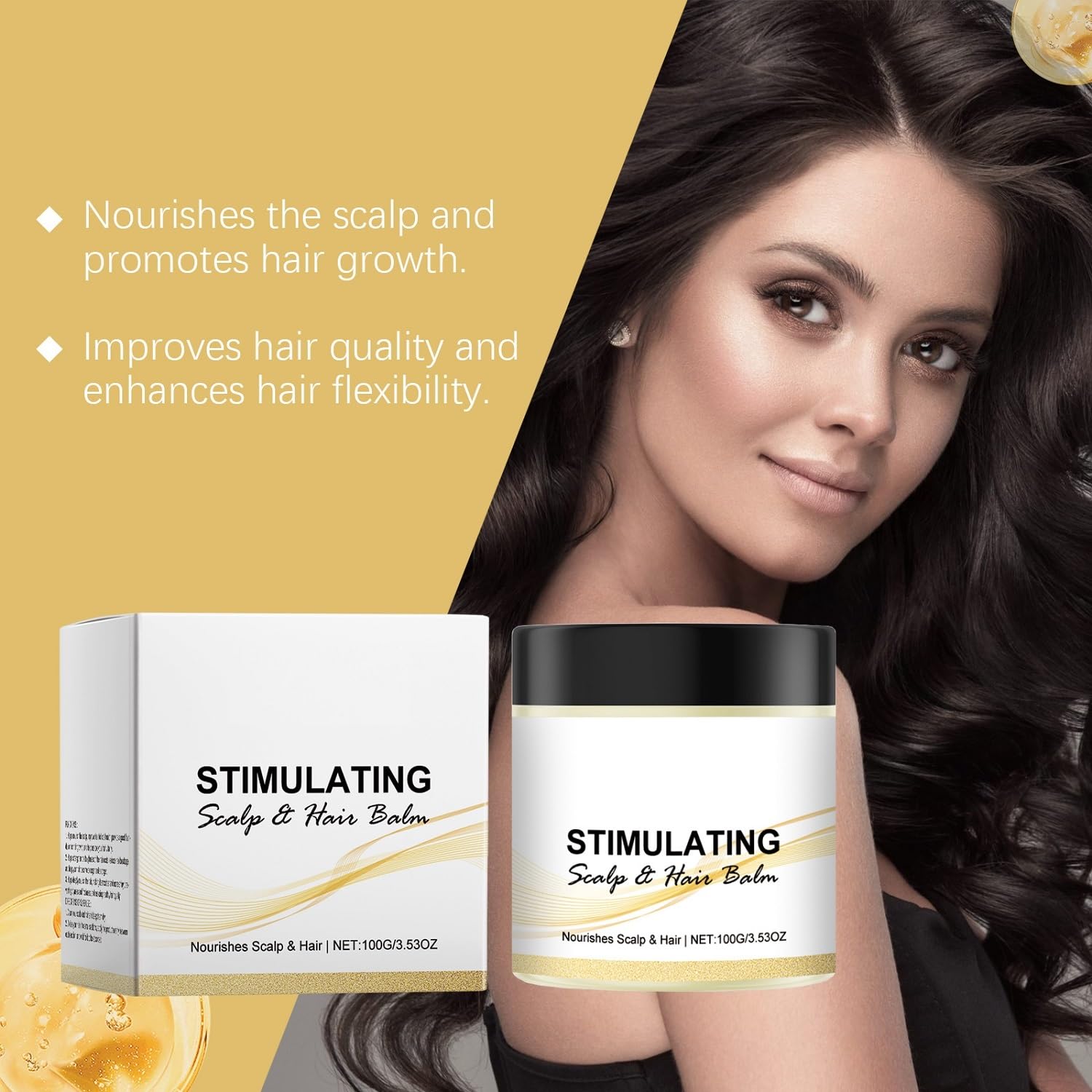 OUKPANE aplicación-cuero-cabello, uso suave para el cuero cabelludo.