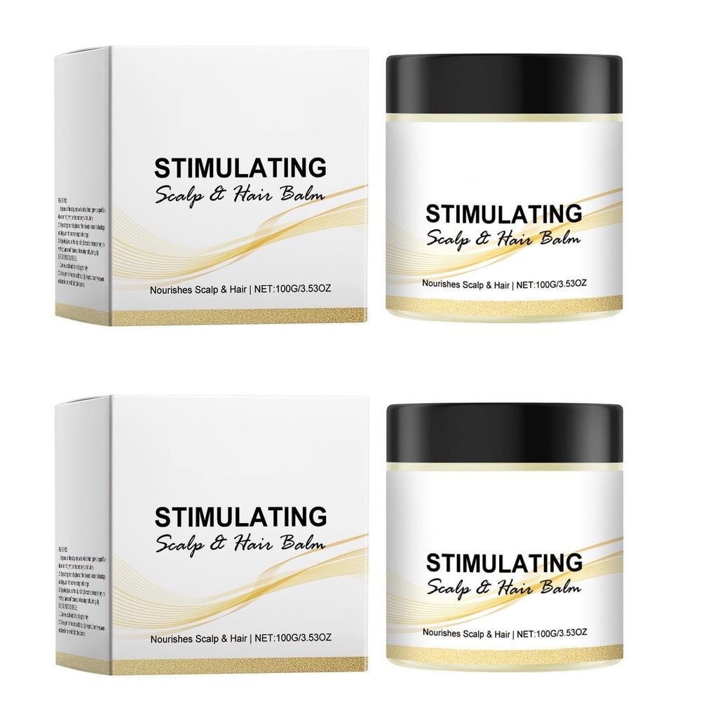 OUKPANE bálsamo estimulante, bote de crema, nutre cuero cabelludo y cabello.