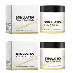 OUKPANE bálsamo estimulante, bote de crema, nutre cuero cabelludo y cabello.