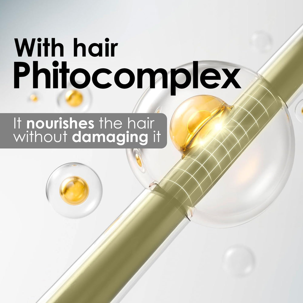 OURO Shampoo Tonificante muestra textura cremosa, enriquecida con antioxidantes para protección diaria.