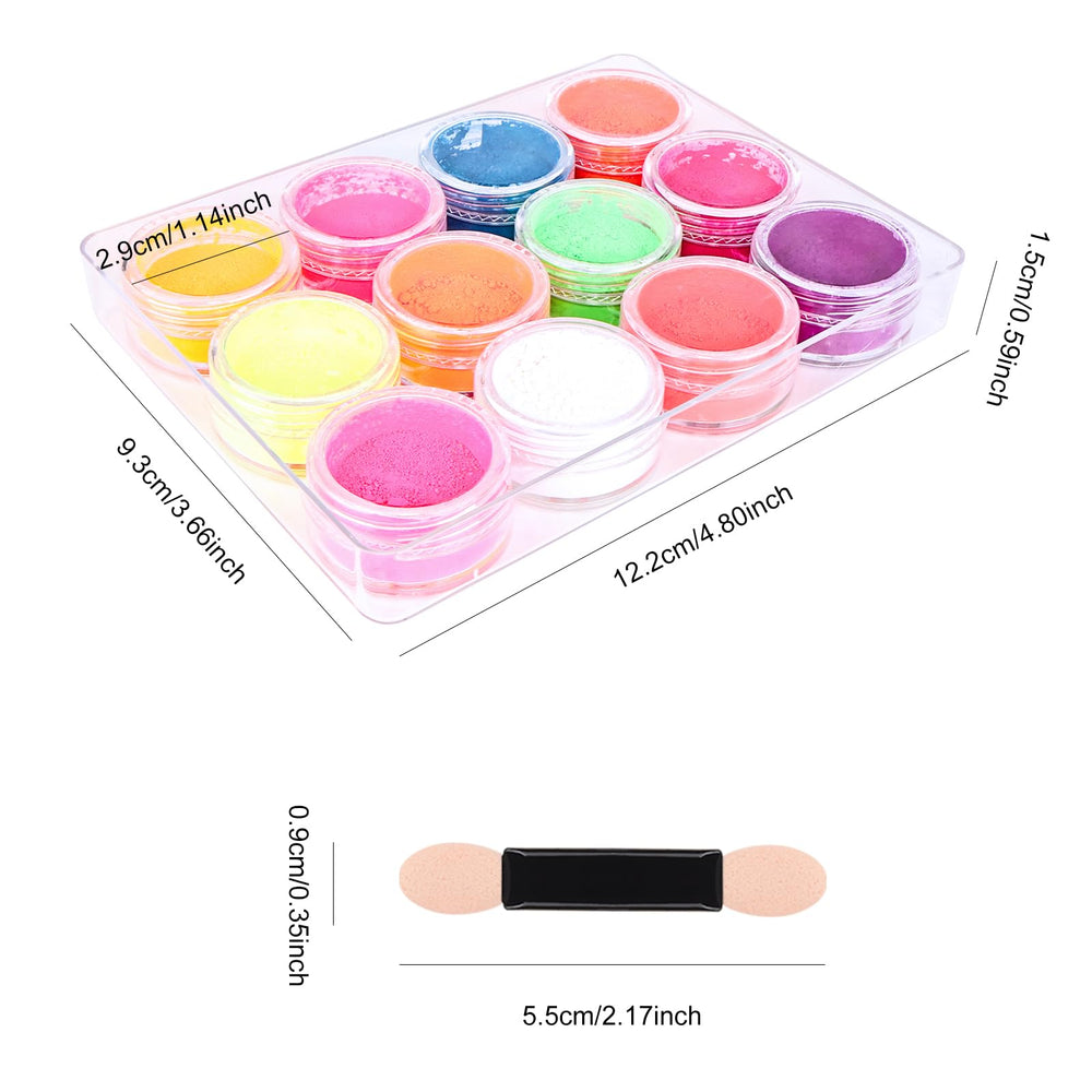 Ownest polvo pigmento para uñas, arte iridiscente y acentos brillantes.