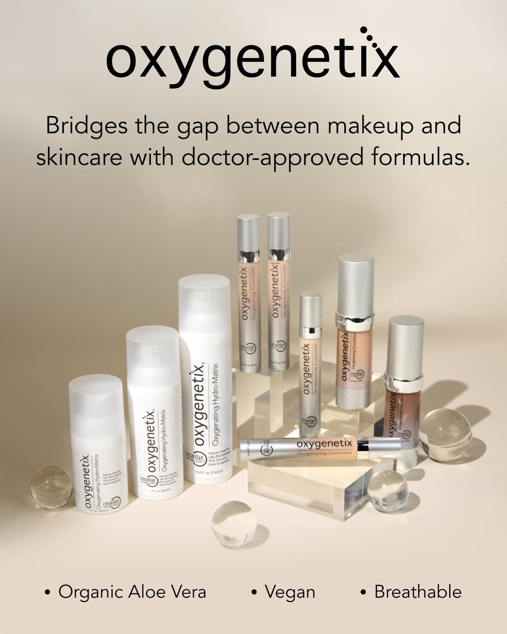 Fundación Oxygenetix Oxygenante Taupe, cobertura que respira gracias al Ceravitae.