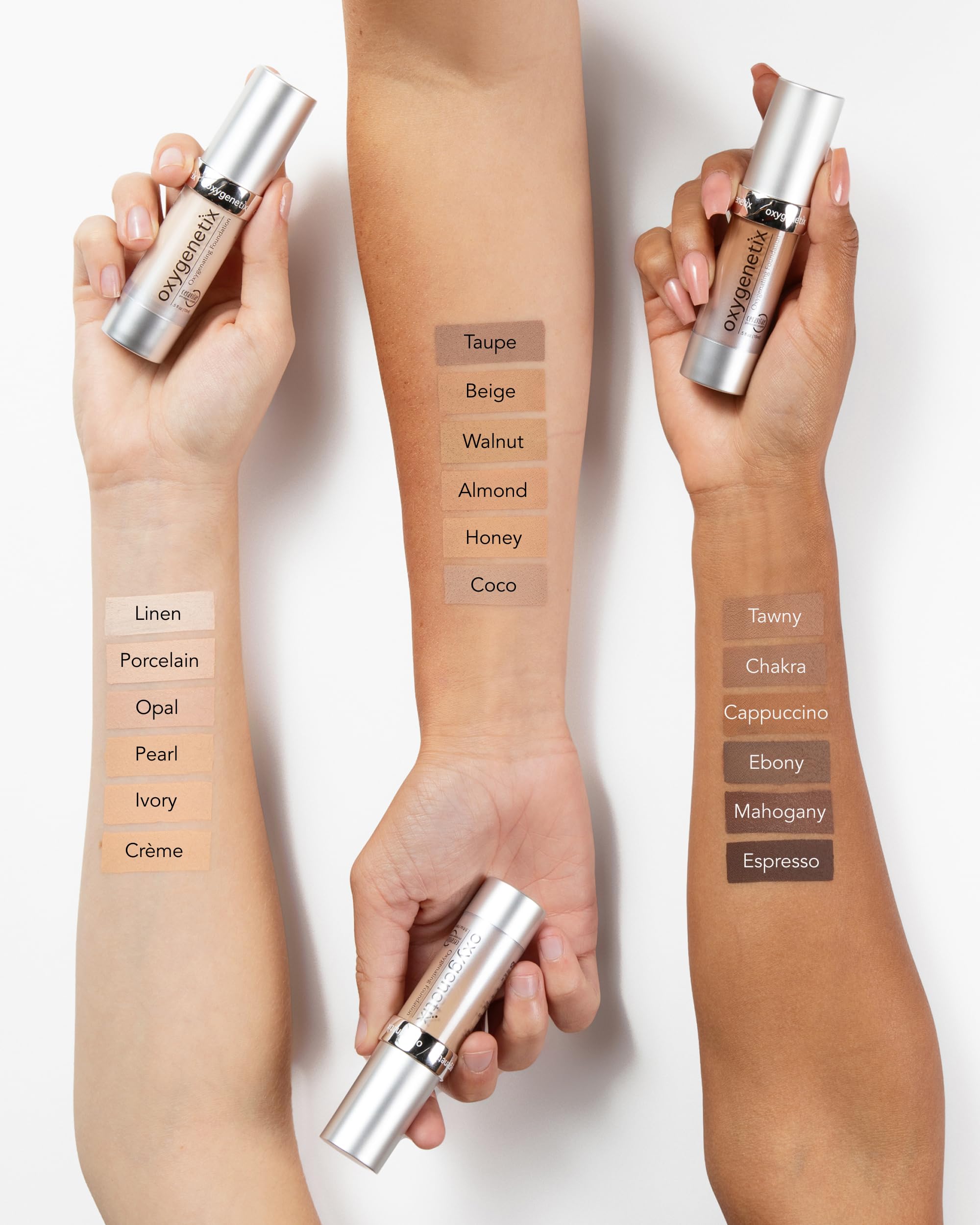 Oxygenetix Oxygenating Foundation Opal, segura para piel post-tratamiento.