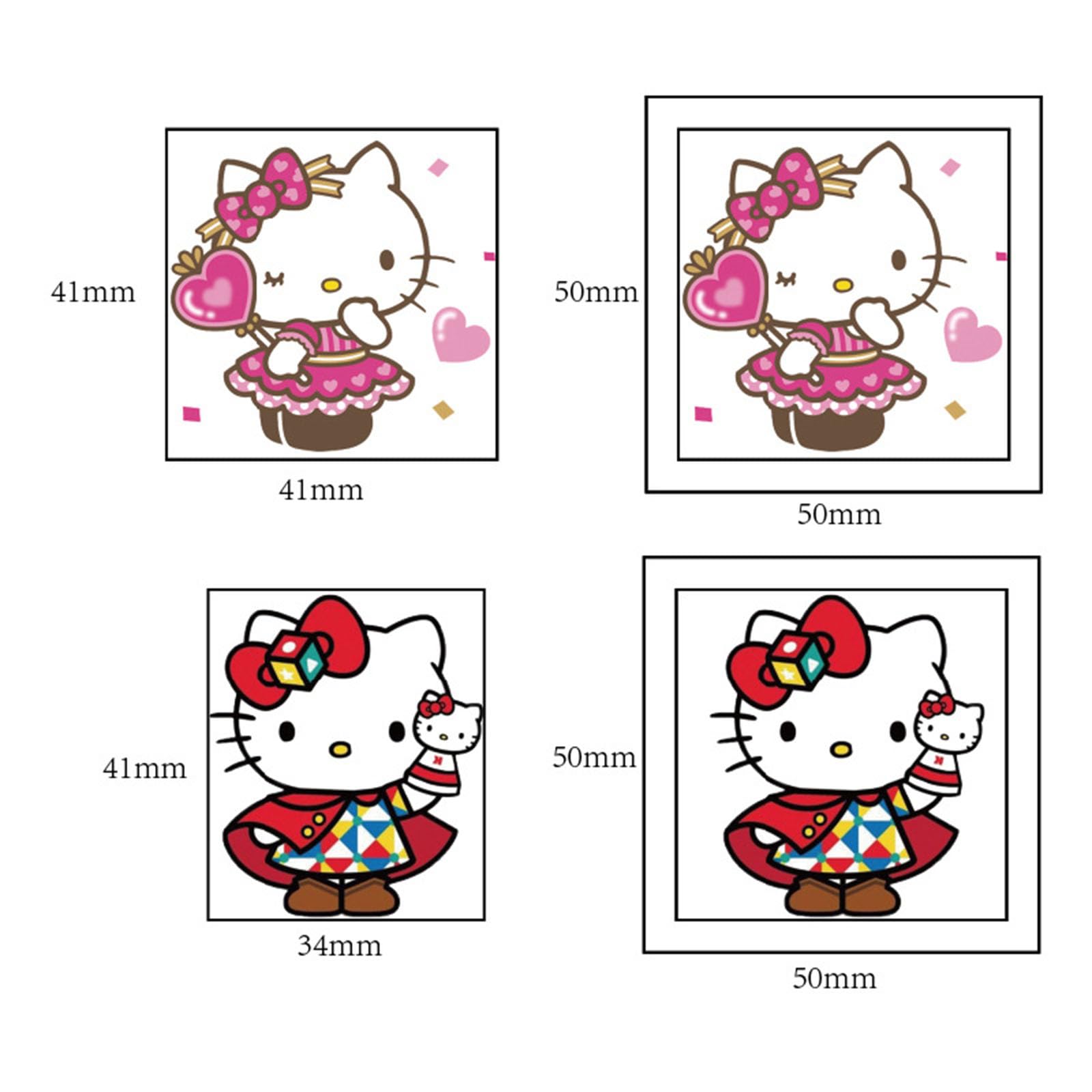 Tatuaje temporal OYZX Hello Kitty resistente al agua