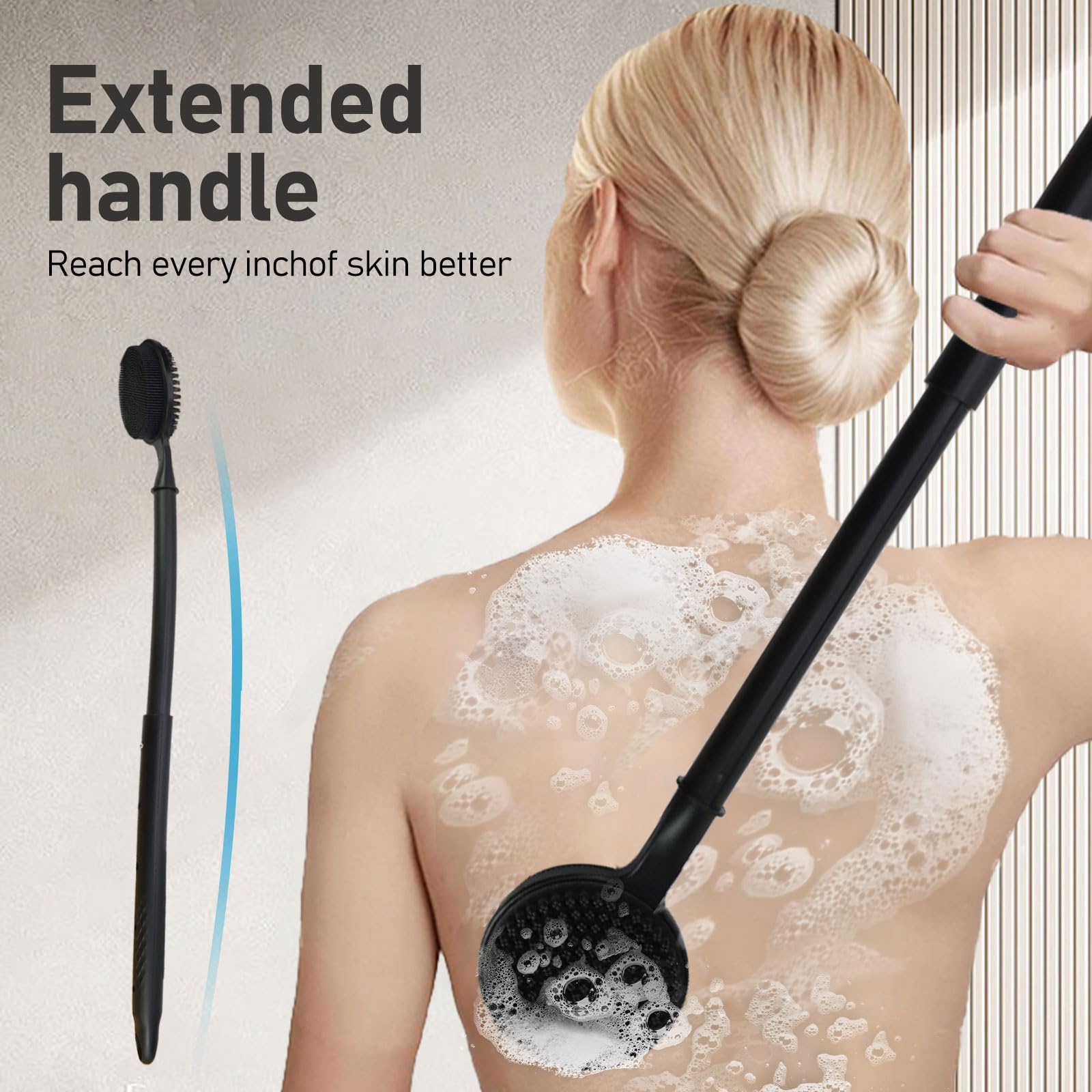 Mango extensible Ozner de 16-24 pulgadas para alcance cómodo