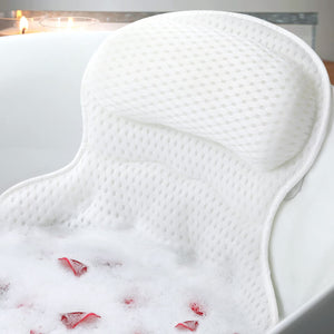 Ozyalo Almohada de baño con reposacabezas cómodo para cuello y cabeza en la bañera.