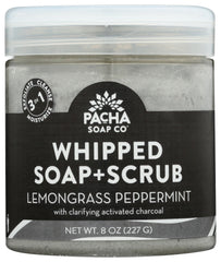 Pacha Soap Co exfoliante cremoso en tarro, exfoliación suave para piel