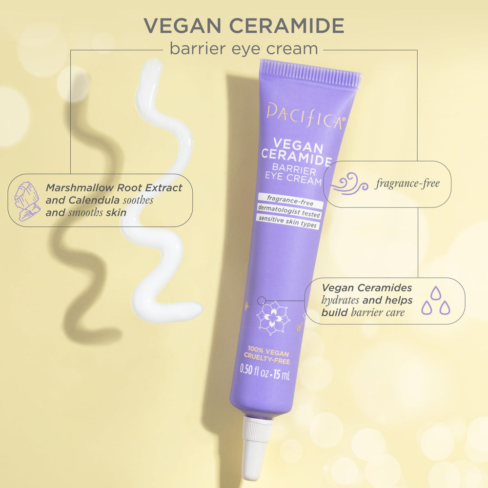 Sin fragancia, crema ocular suave para piel sensible Pacifica