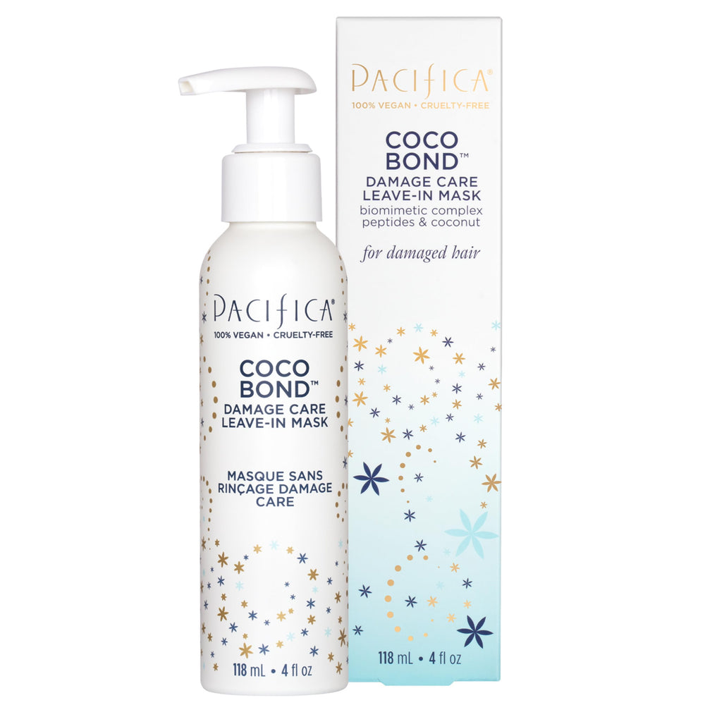 Pacifica Coco Bond máscara leave-in en bote restaura daño extremo y elasticidad