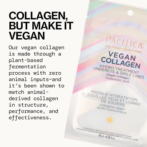 Pacifica colageno vegano e hialuronico nutre la piel.