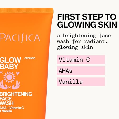 Pacifica Glow Baby exfoliación suave AHA para textura más fina.