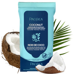 Pacifica Leche de Coco Desodorante Axilas - empaque compacto para viaje.