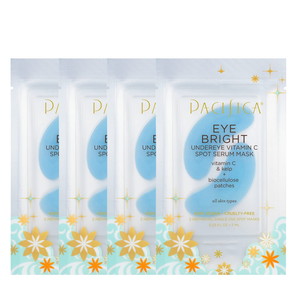 Pacifica mascarilla de ojos con suero: brillo inmediato para ojos cansados.