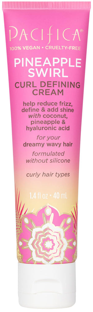 Frasco de Pacifica Pineapple Swirl crema para rizos