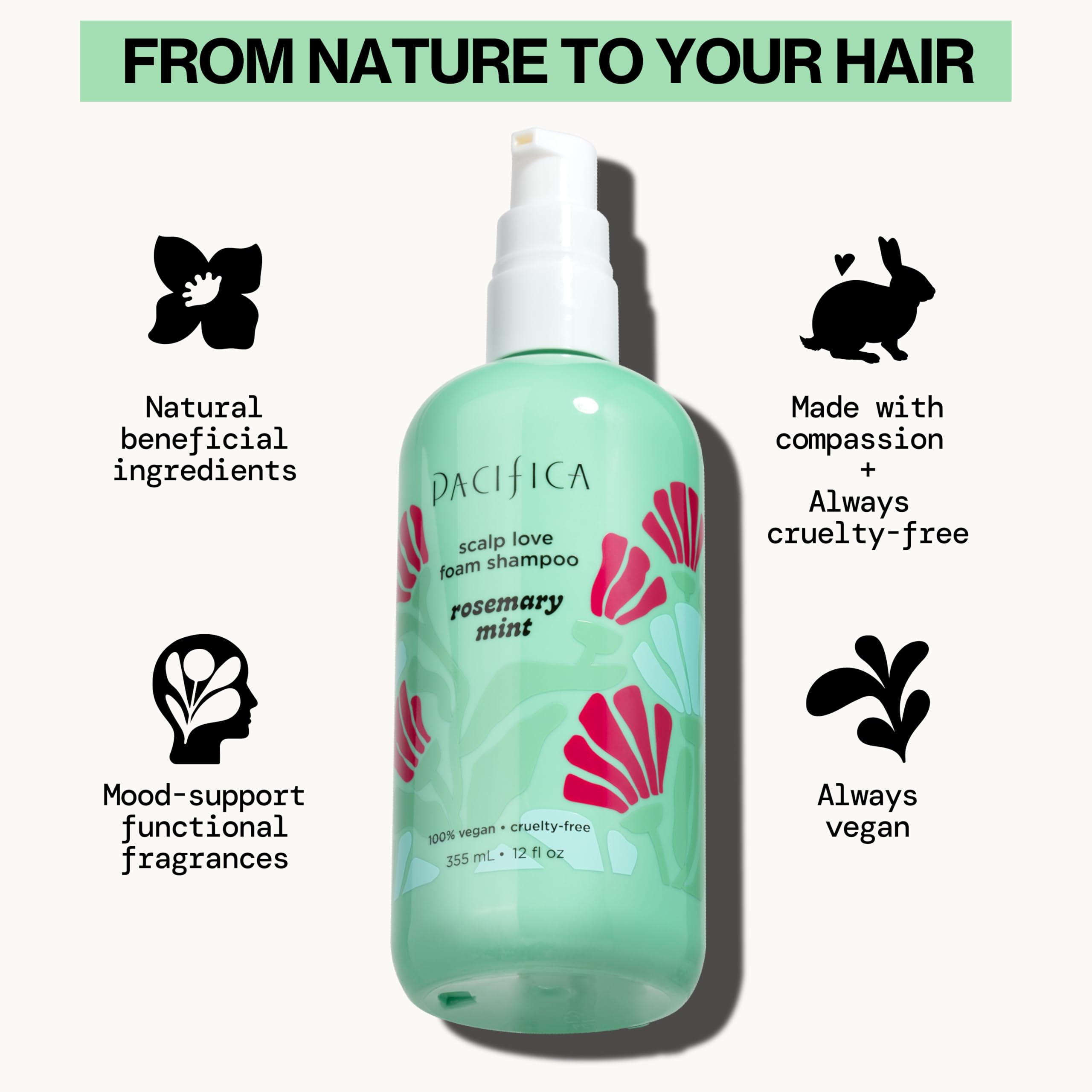 Pacifica Rosemary Mint Detox: aloe vera ayuda a calmar el cuero cabelludo