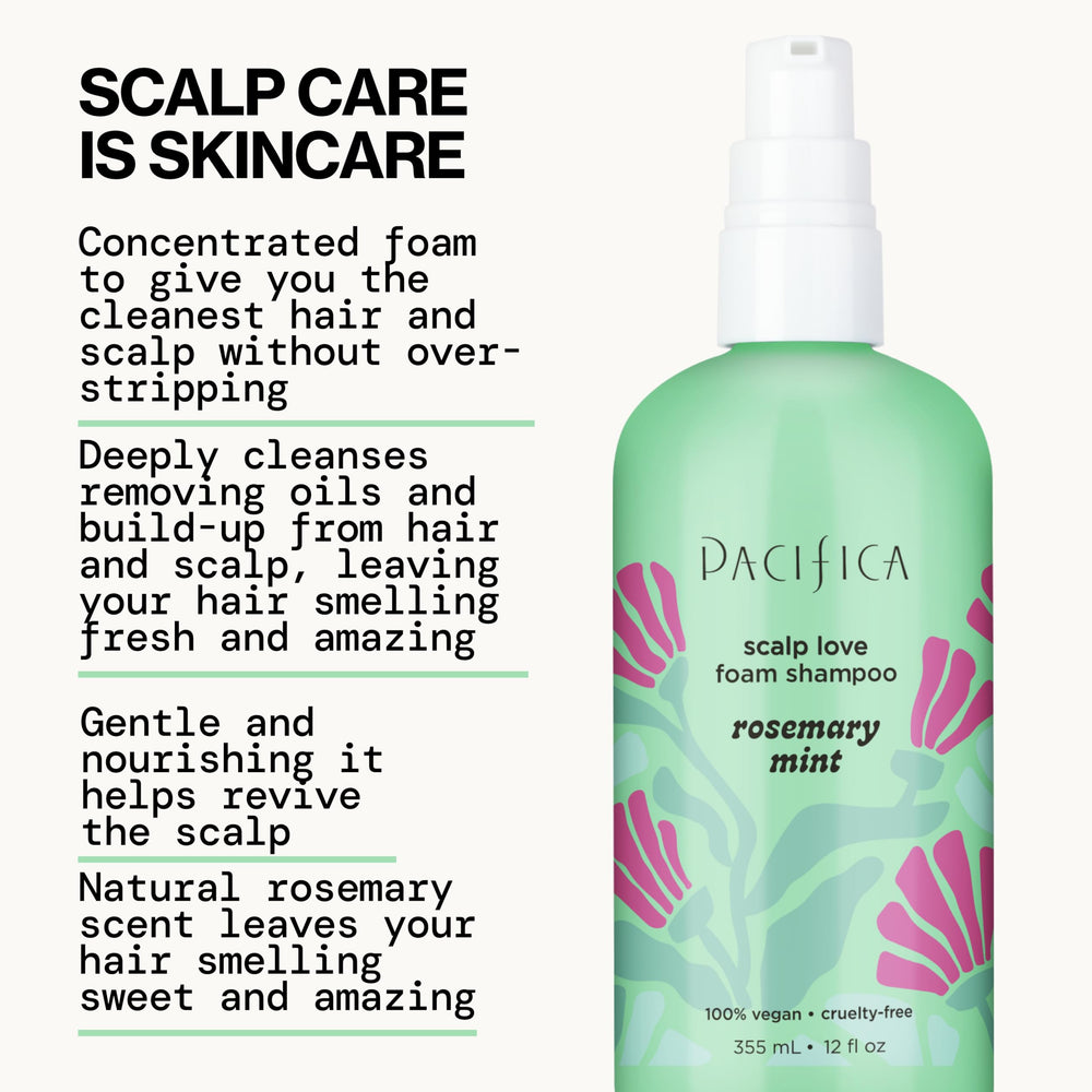 Pacifica Rosemary Mint Detox: aceite de árbol de té para mantener el cuero cabelludo equilibrado