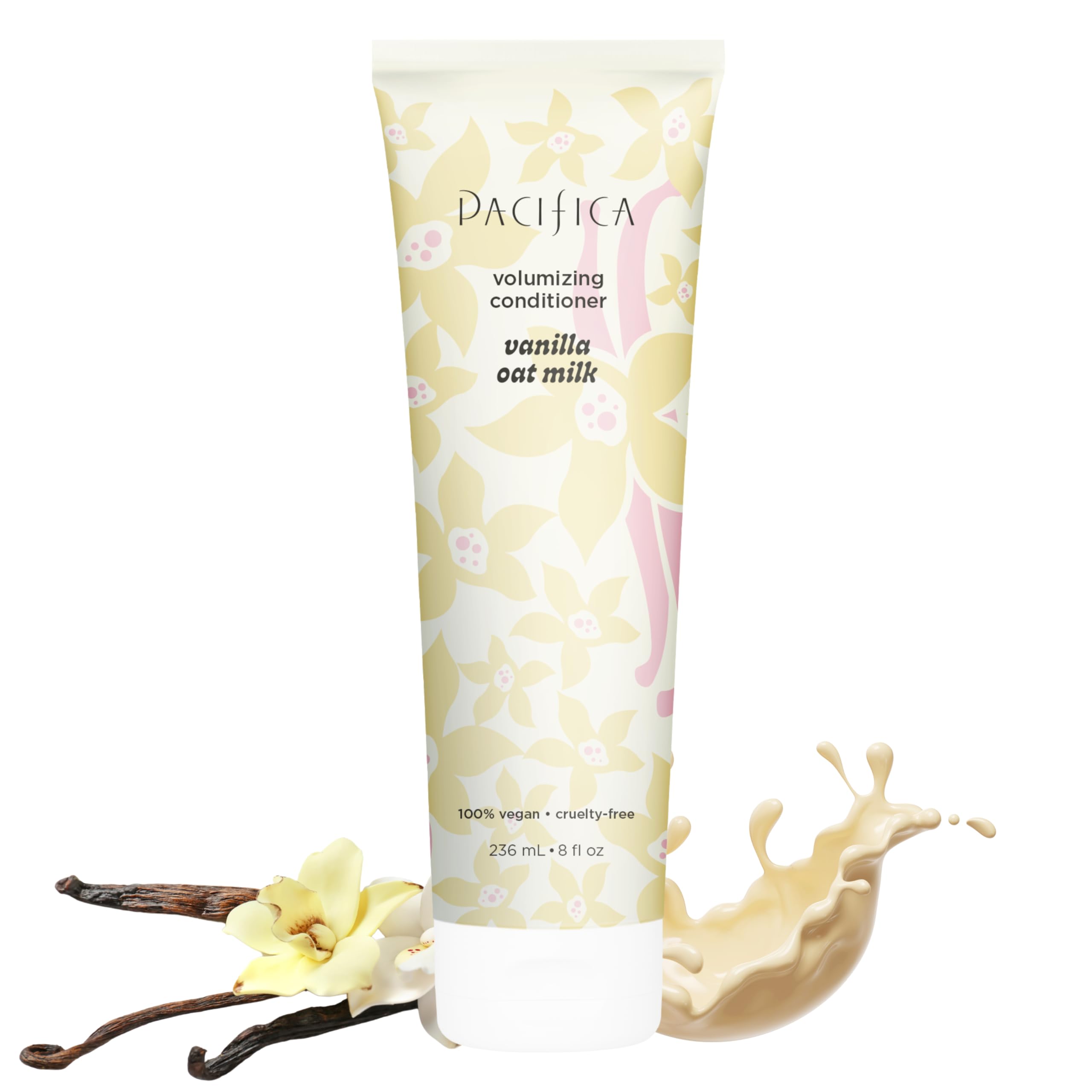 Pacifica Vanilla Oat Milk Conditioner aporta volumen al cabello fino.