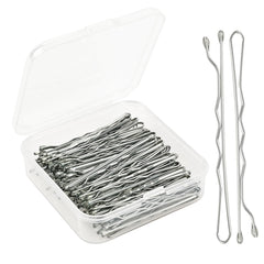 Pagabach pin de pelo 2 pulgadas plata gris, fijación duradera para peinados diarios.