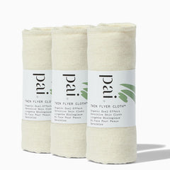 Pai Skincare Twin Flyer con lado muselina texturizado para exfoliar suave y cuidar el rostro.