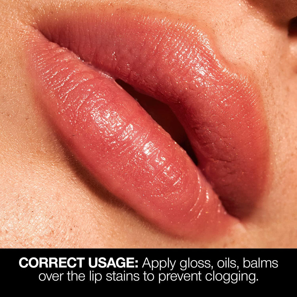 Palladio Lip Stain a prueba de manchas para días activos.
