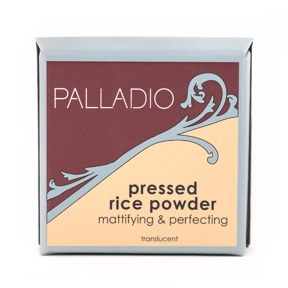 Palladio Polvo Arroz Prensado, libre de crueldad para maquillaje responsable.