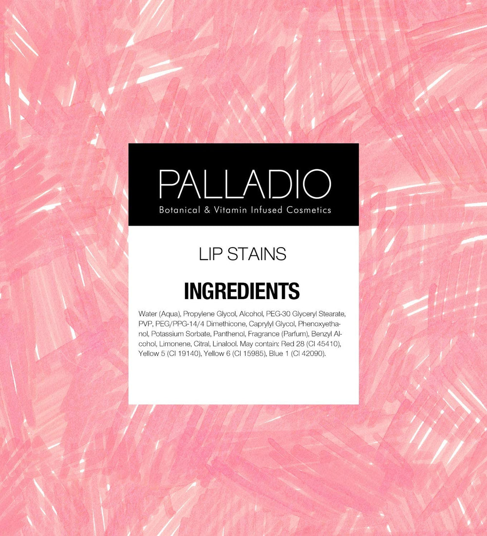 Palladio tinta labial Berry cobertura modulable para acabados versátiles.