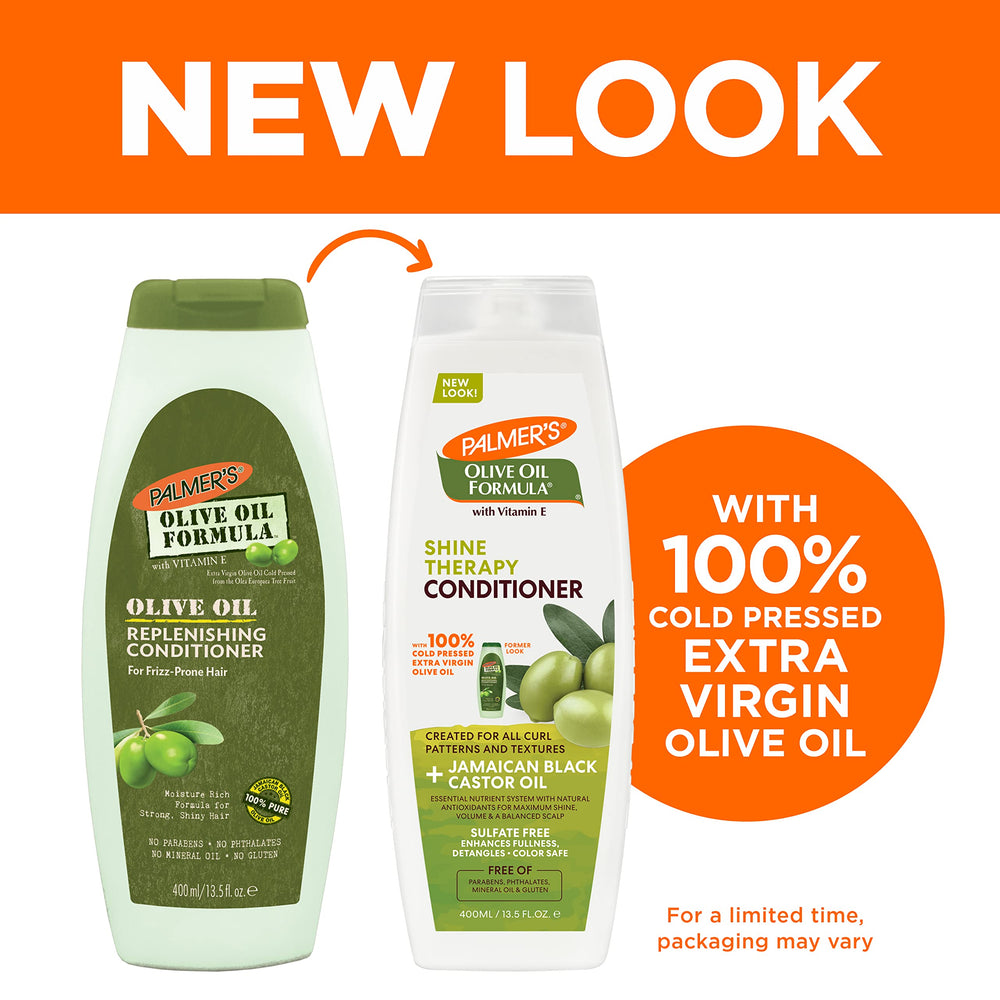 Palmer's Aceite de Oliva, cabello sedoso tras peinado