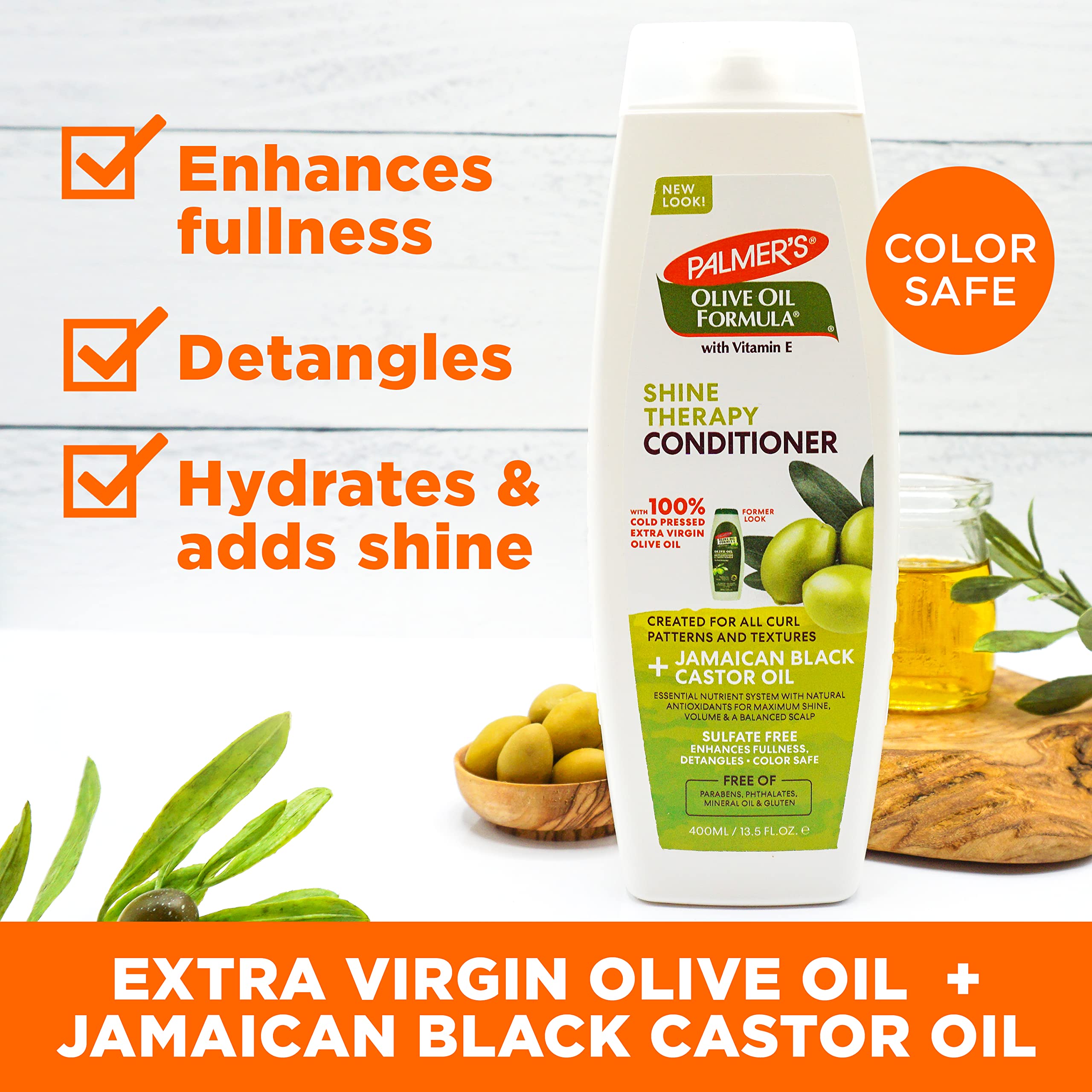 Palmer's Aceite de Oliva, mezcla de aceites para brillo natural