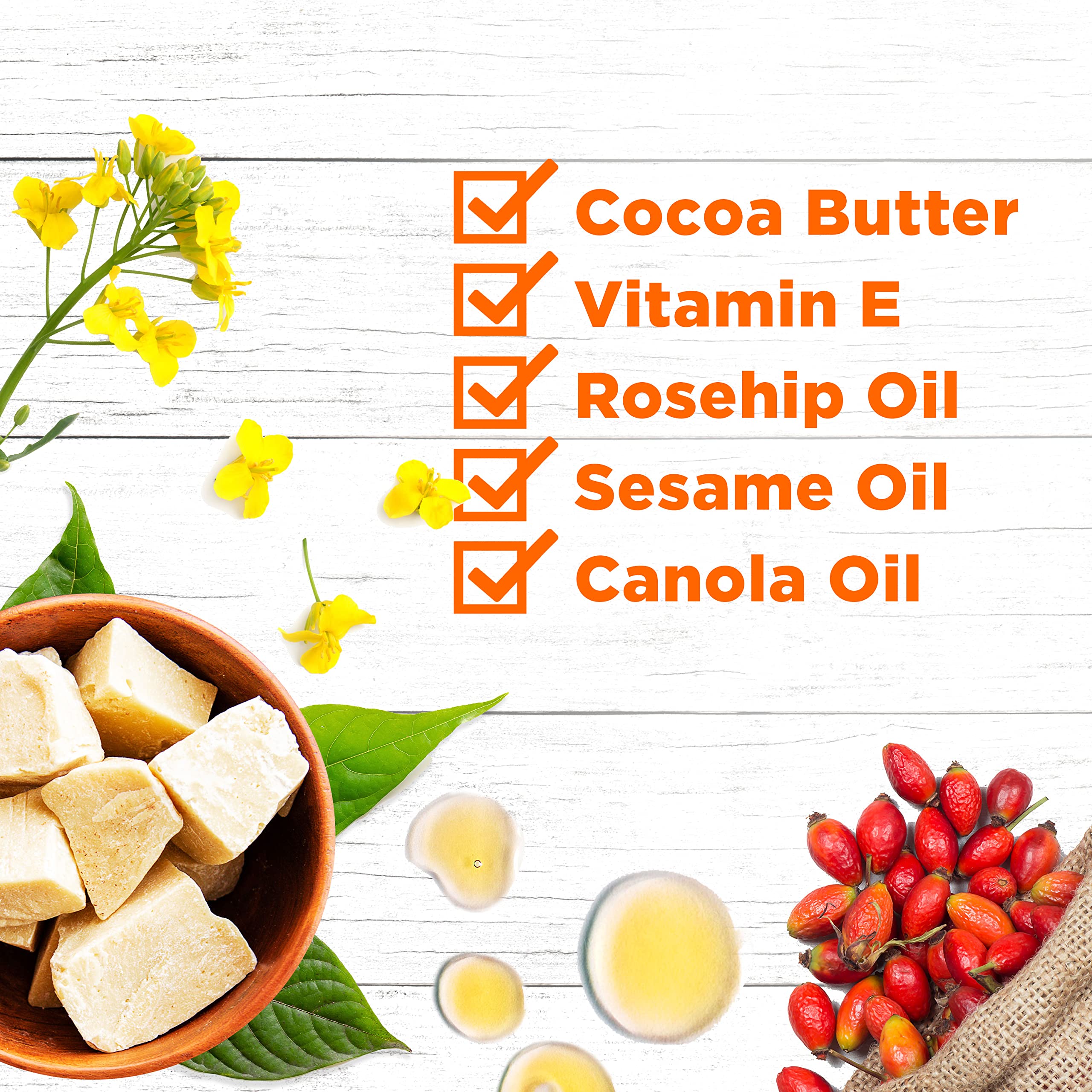 Palmer's Aceite de Terapia para Piel, manteca de cacao nutre la piel.