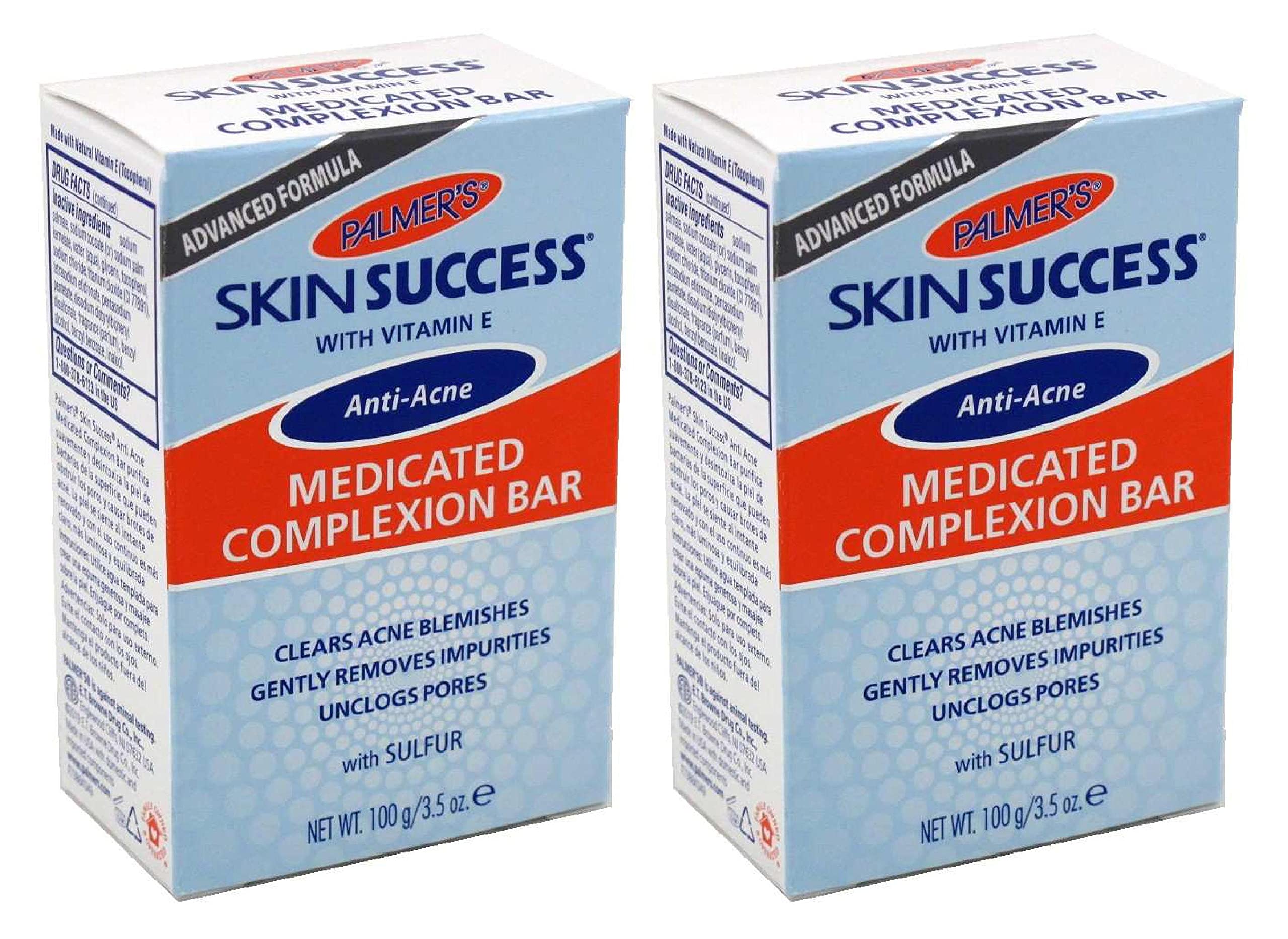 Textura suave del jabón Palmer's Skin Success durante la limpieza.
