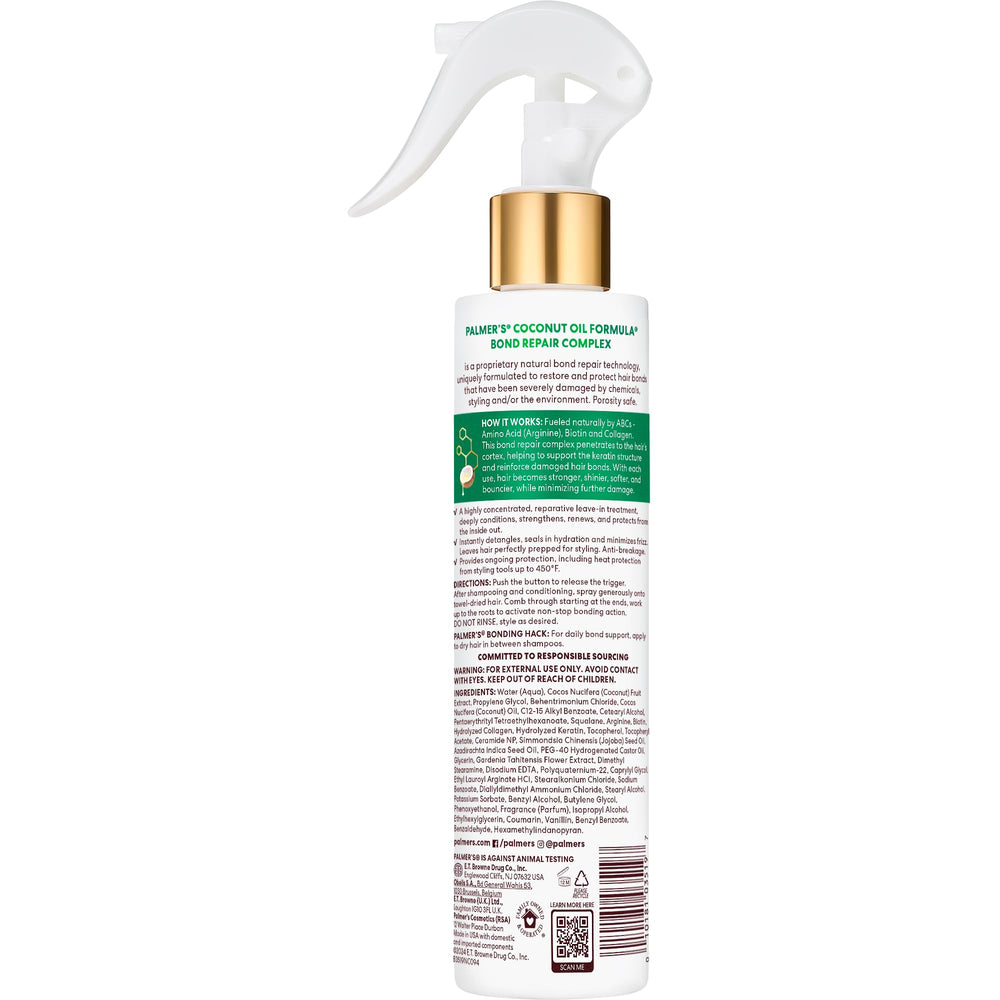 Palmer's Amino Bonding control del encrespamiento para uso diario.