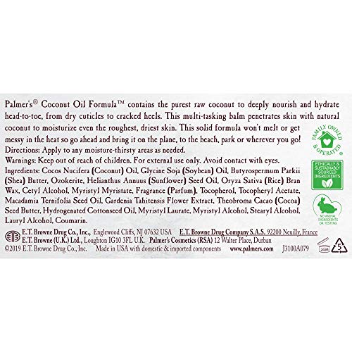 Palmer's Bálsamo Corporal, uso diario para piel suave y nutrida.