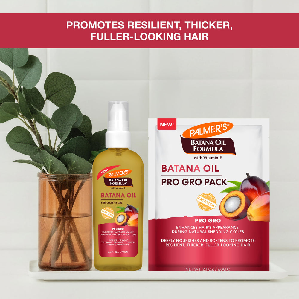 Palmer's Batana Oil Pro Gro tratamiento intensivo para cabello seco y quebradizo.