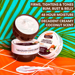 Palmer's Coco Cream ofrece firmeza en glúteos por su fórmula de coco.