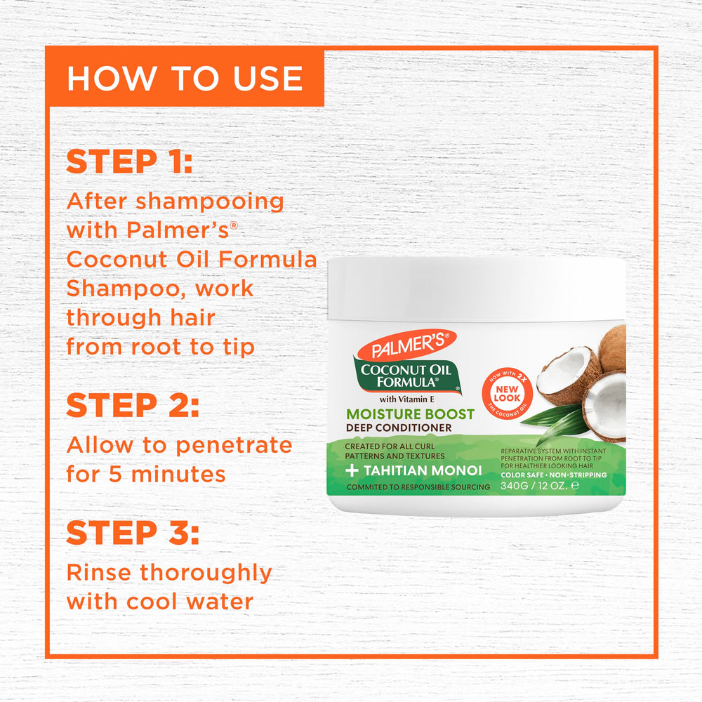 Ingredientes a base de plantas de Palmer's para hidratación suave y natural.