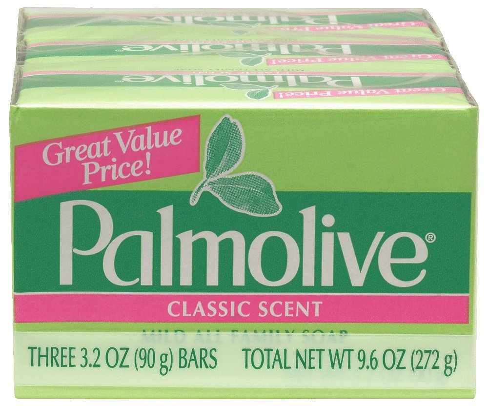 Palmolive jabon en barra de 3,2 oz, uso diario suave para toda la familia