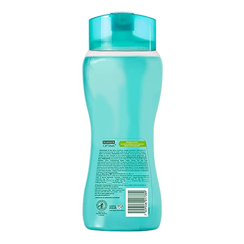 Fórmula con keratina vital de Palmolive Optims para reforzar fibras capilares.