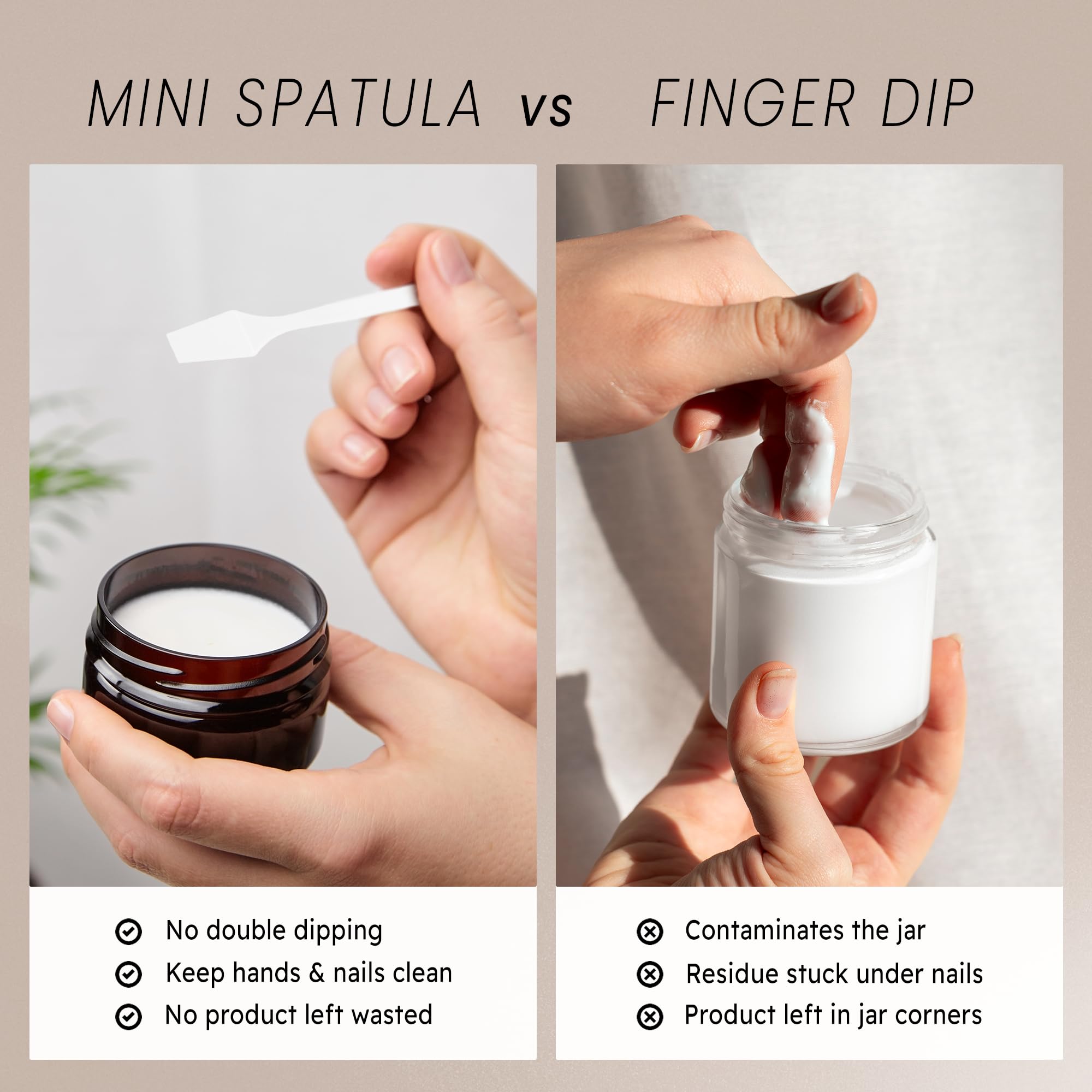PANA espatulas para mascarillas faciales con aplicación precisa