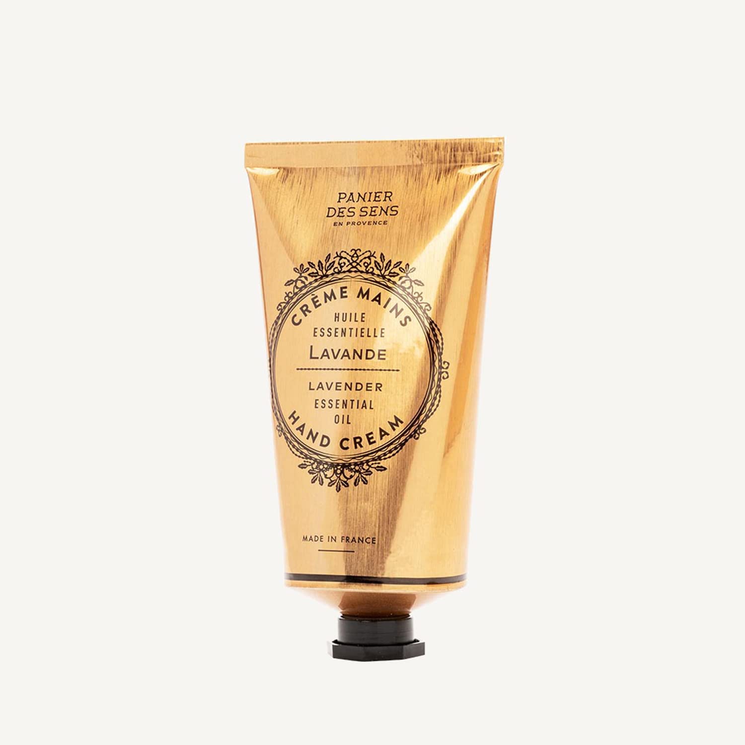 Panier des Sens crema de manos lavanda, hidratación duradera para manos secas.