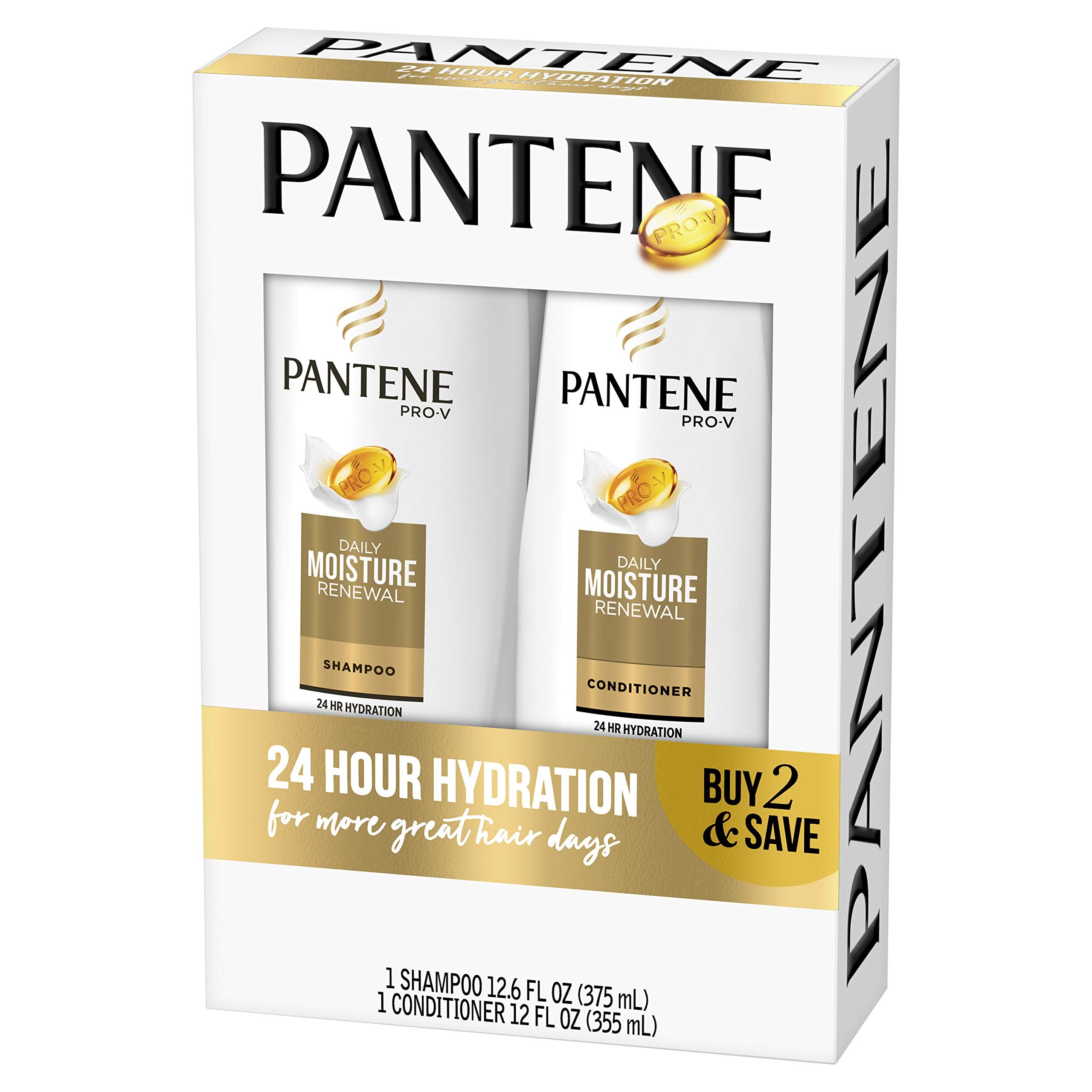 Pantene Acondicionador renueva la humedad diaria para cabello suave.