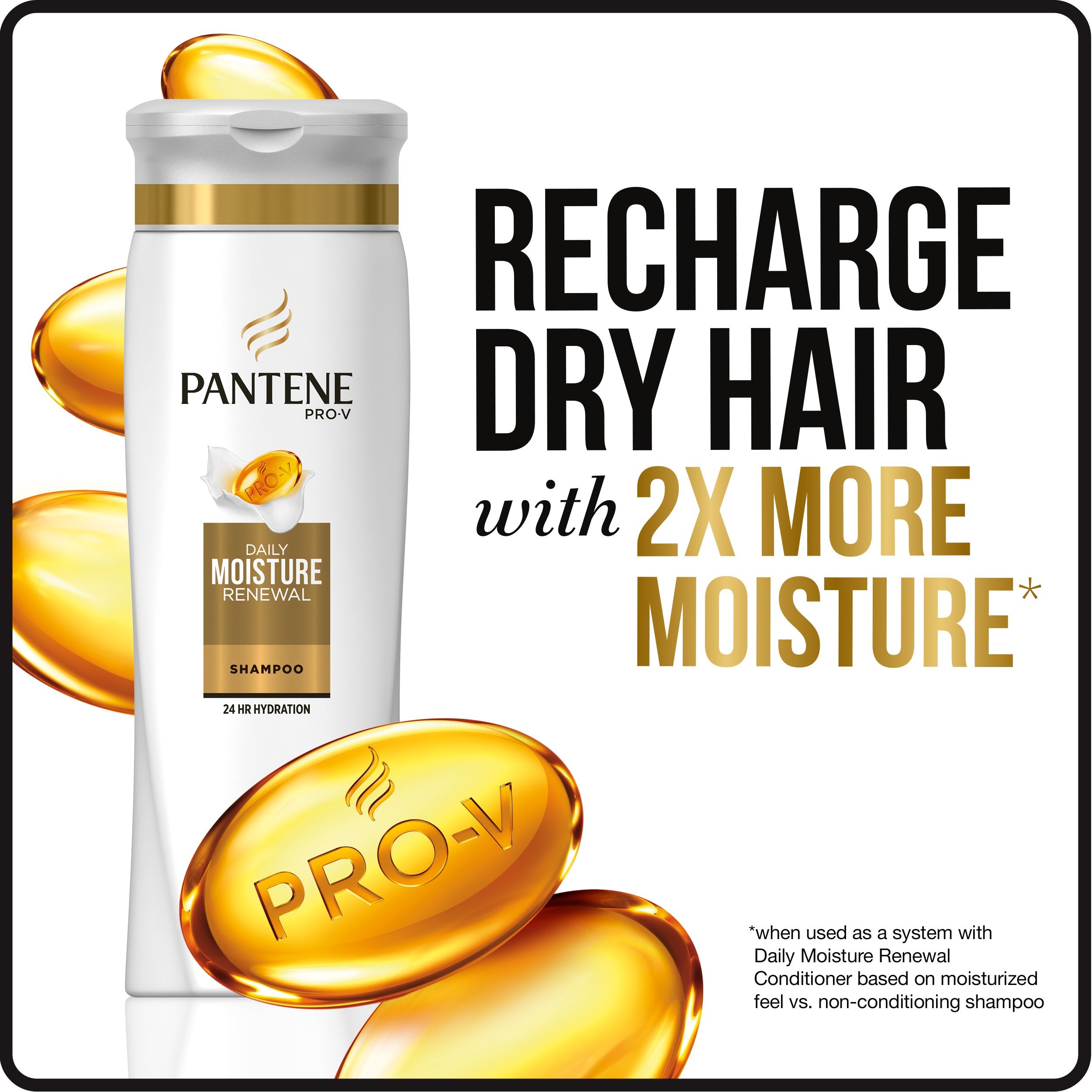 Pantene Antioxidantes reducen la pérdida de proteínas en el cabello.