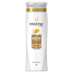 Pantene Champú hidratación diaria: botella para revitalizar el cabello y facilitar el peinado.