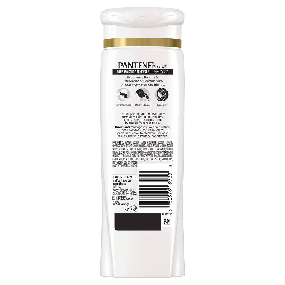 Pantene Tratamiento dañado tras secado repetido con uso diario.