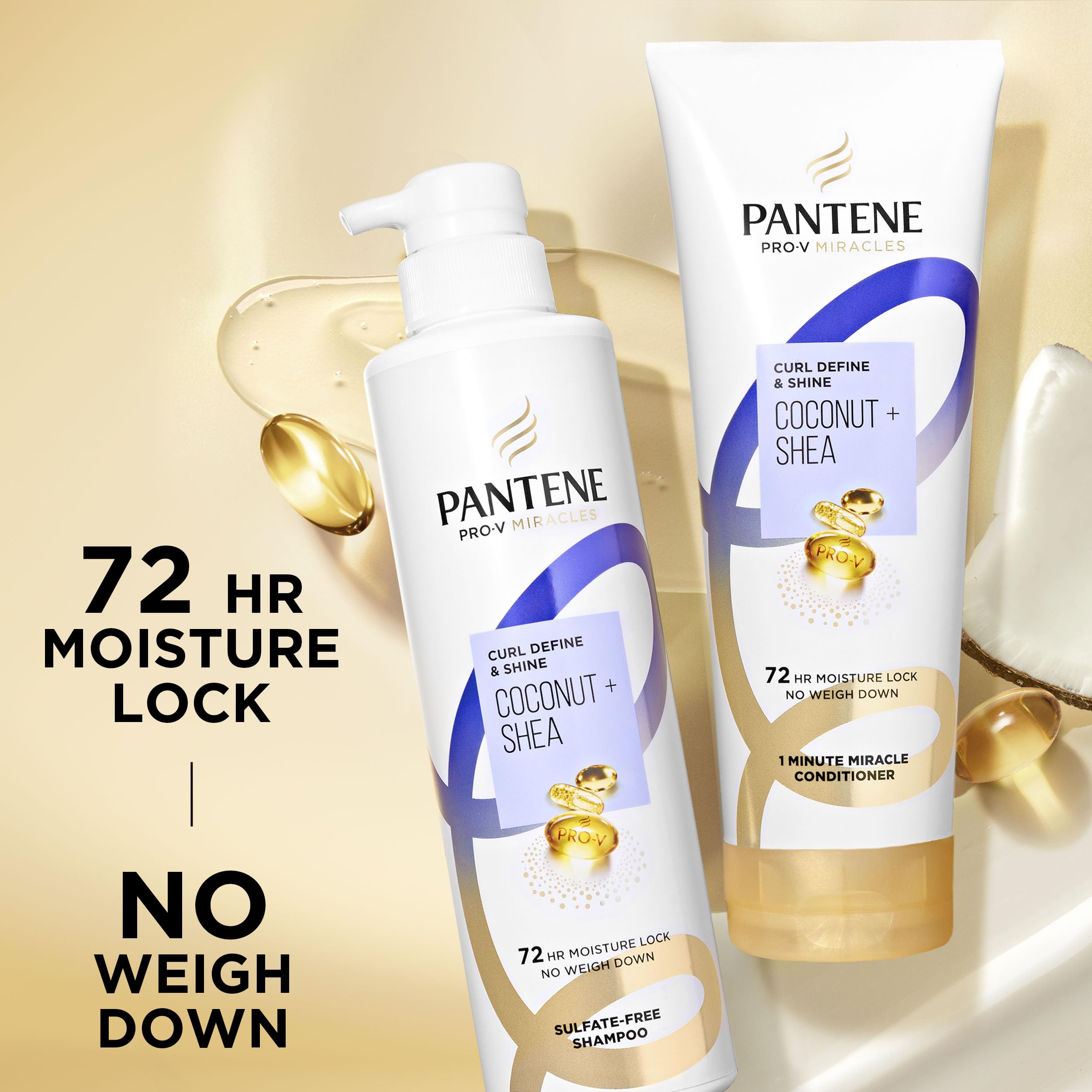 Pantene Miracles Curl Define y Shine: uso en la ducha para rizos definidos.